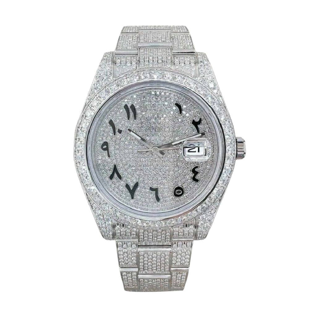 Datejust 126300 „Iced Out Arabic Dial“