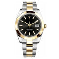 Datejust Gelbgold Schwarzes Zifferblatt 116203