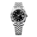 Datejust Diamond Jubilee mit schwarzem Zifferblatt, 41 mm