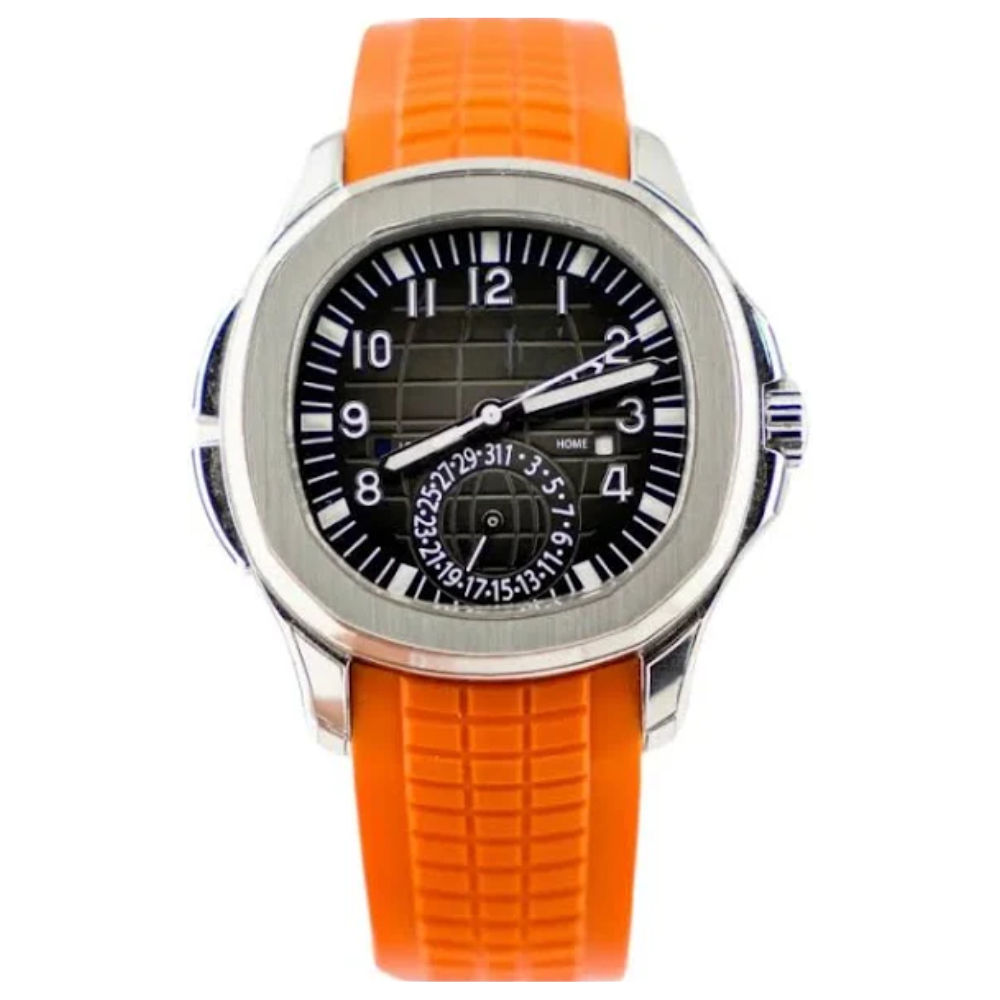 Aquanaut Chronograph Silber Orange