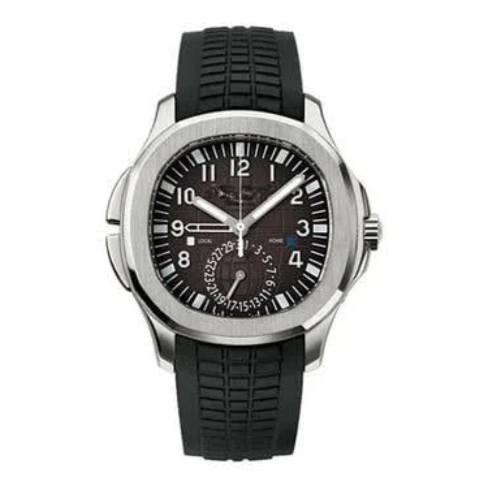 Aquanaut Chronograph Schwarz Silber